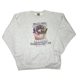 Vintage Flying Pigs Sweater Sacramento County Fair